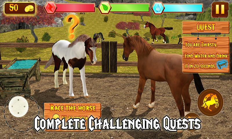 Horse Racing Run Simulator