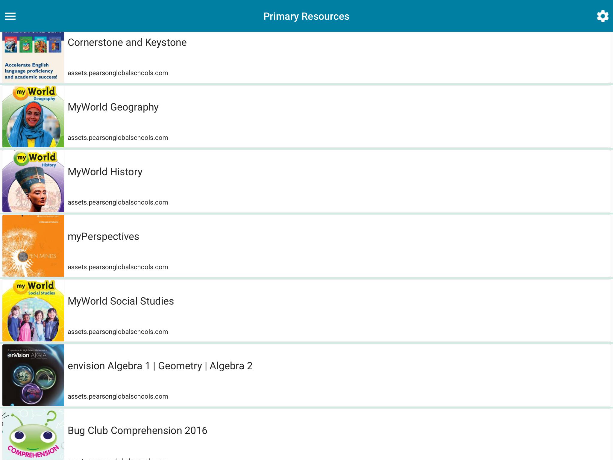 Pearson Global Schools App