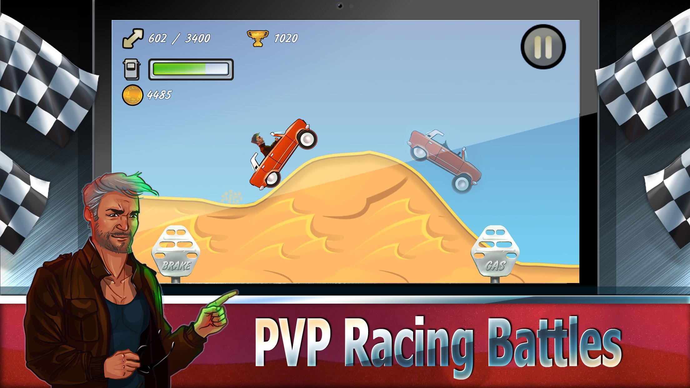 Cool Racing Hill Climb PVP