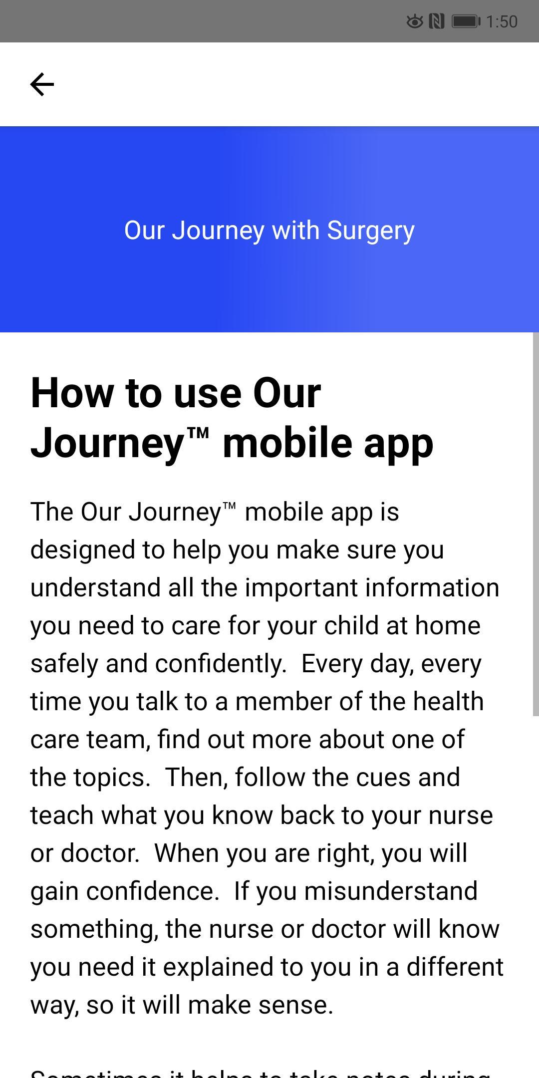 Our Journey with Surgery