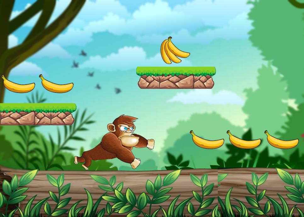 Banana Monkey - Jungle Run