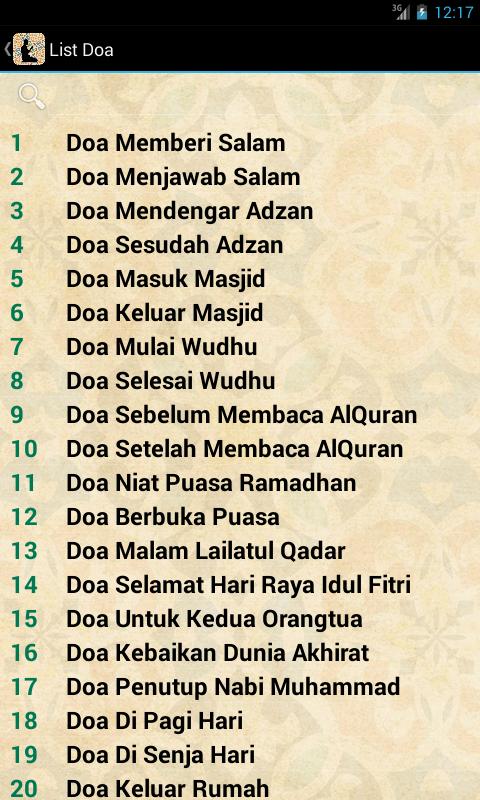Learn Doa