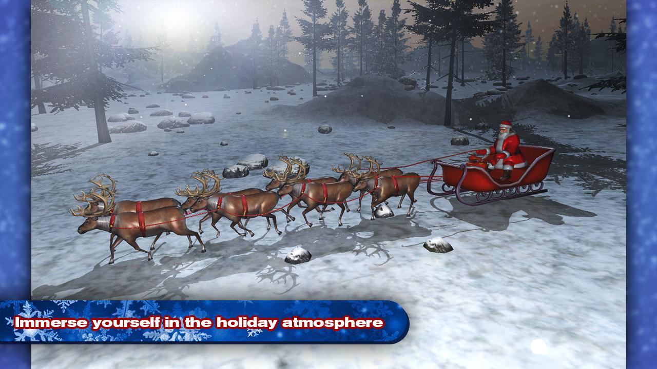 4x4 SUV Deer Santa Claus