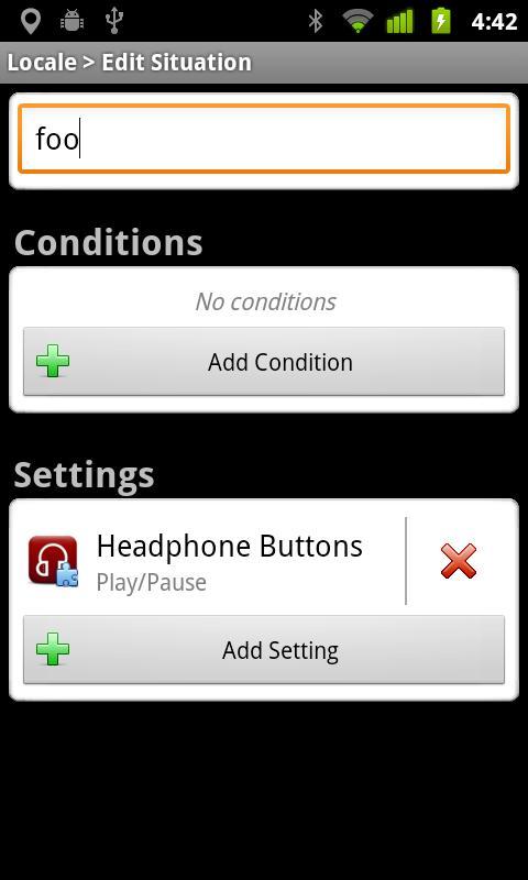 Locale/Tasker Headphone Button