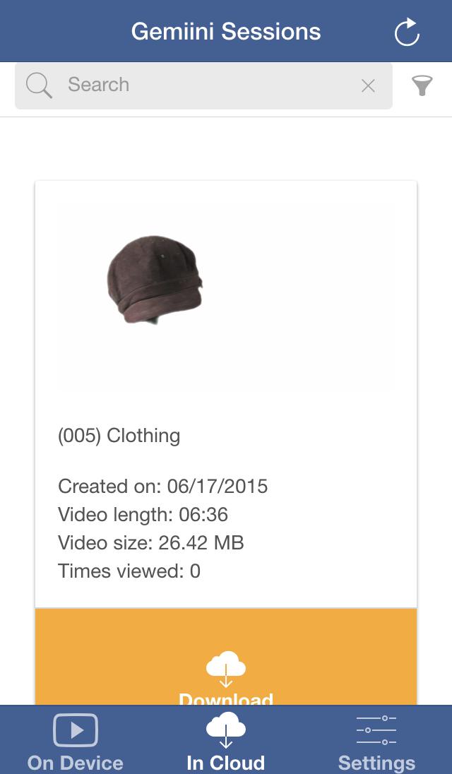 Gemiini Session Viewer