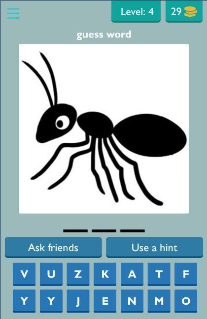 3 Letters Guess the Word