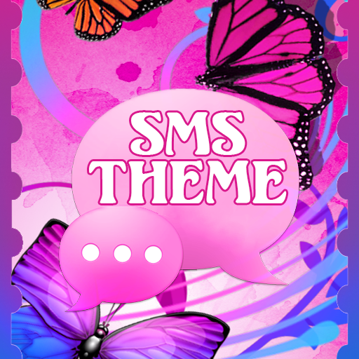 Theme Butterflies GO SMS Pro