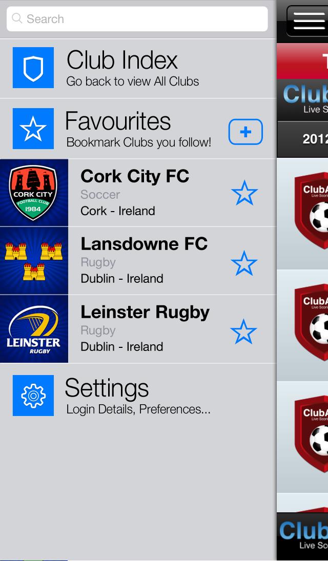 ClubApp Live Scoring