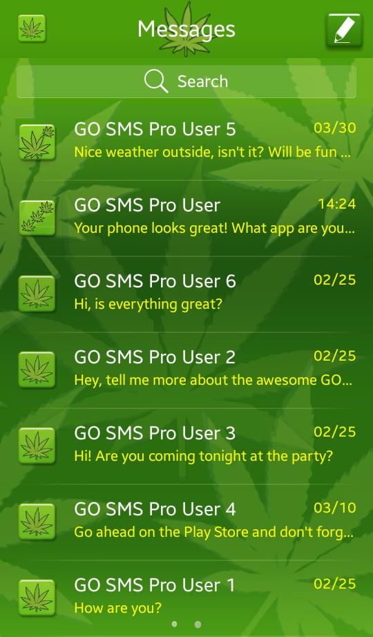 Weed for GO SMS