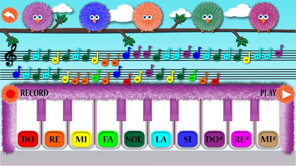 Kids Educational Piano Colorful Keyboard Learning