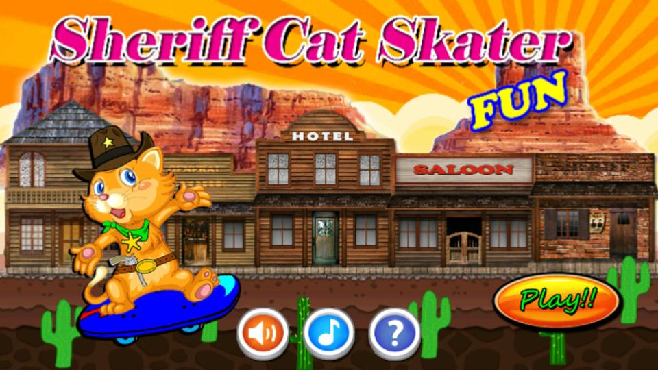 Sheriff Cat Skater Run