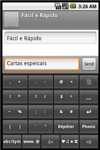 Phonic Keyboard Portuguese