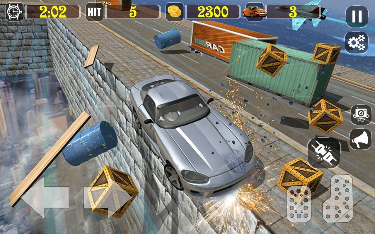 Deadly Car Crash: Crazy Crash Drive Game
