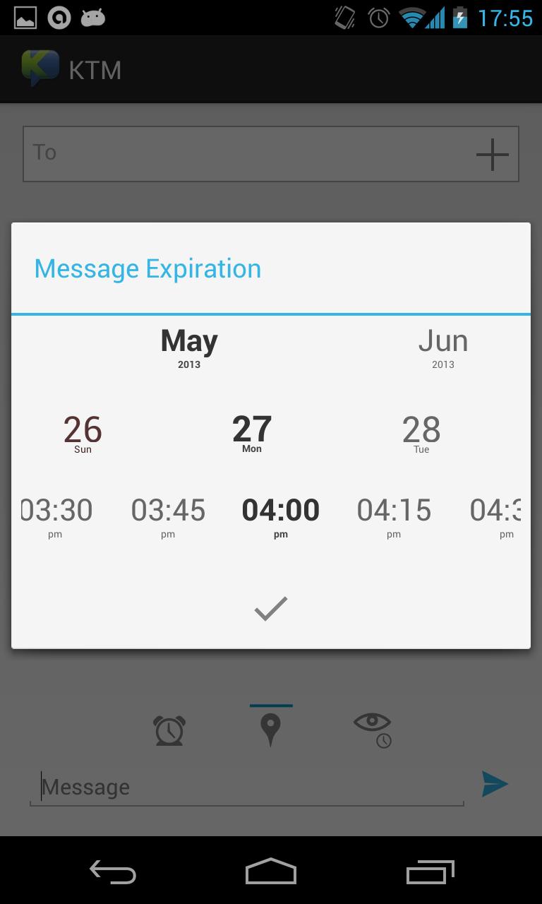 KTM (Kill The Message)