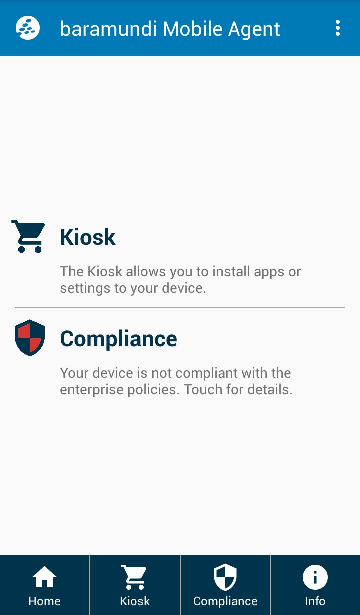 baramundi Mobile Agent