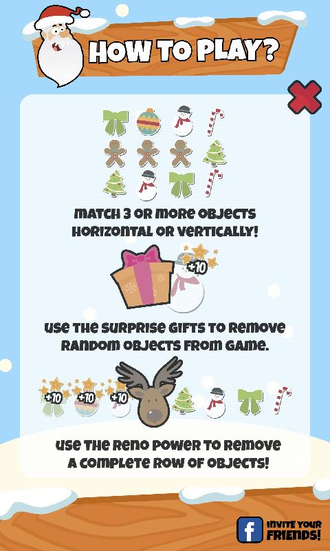 Santa's Crazy Christmas Match