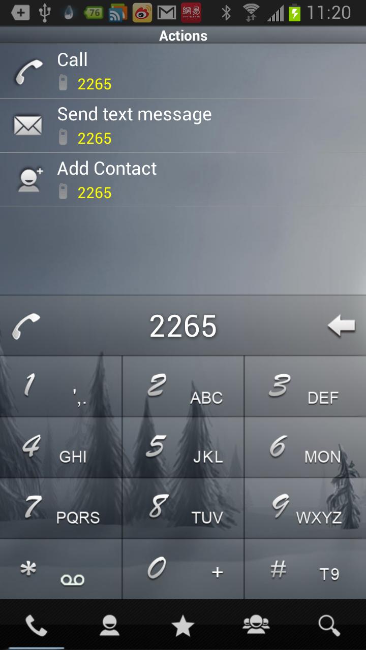 RocketDial Forest Theme