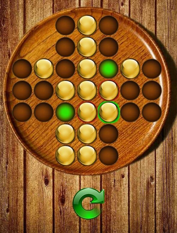 Tibet Checkers (Peg Solitaire)