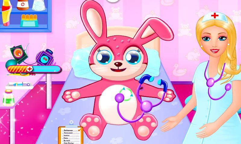 Easter Doctor Rabbit Caring