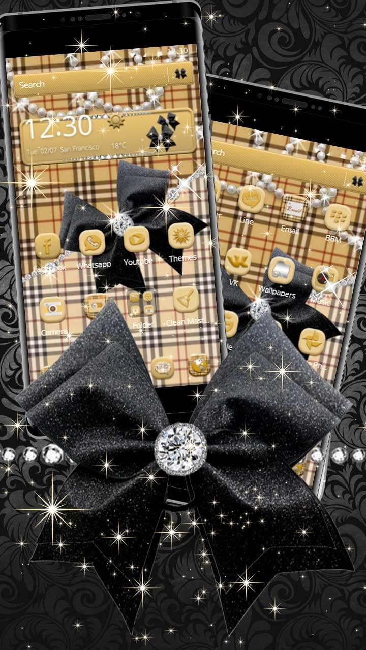 Lattice Girly Diamond Bow