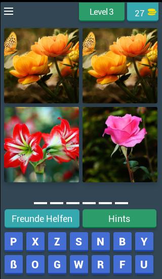 1 Wort 4 Bilder  Spiel