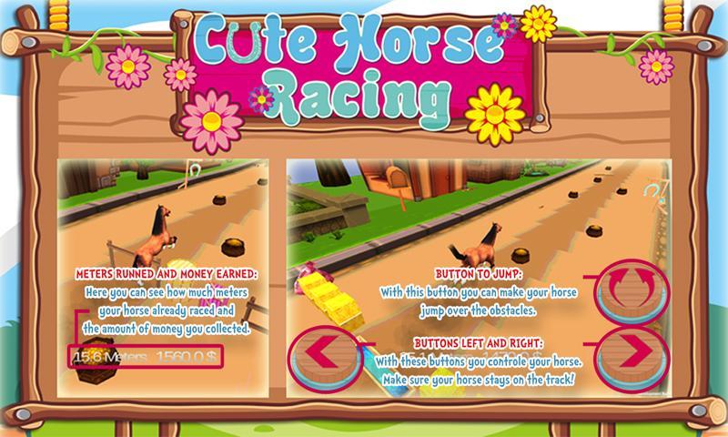 Cute Horse Racing