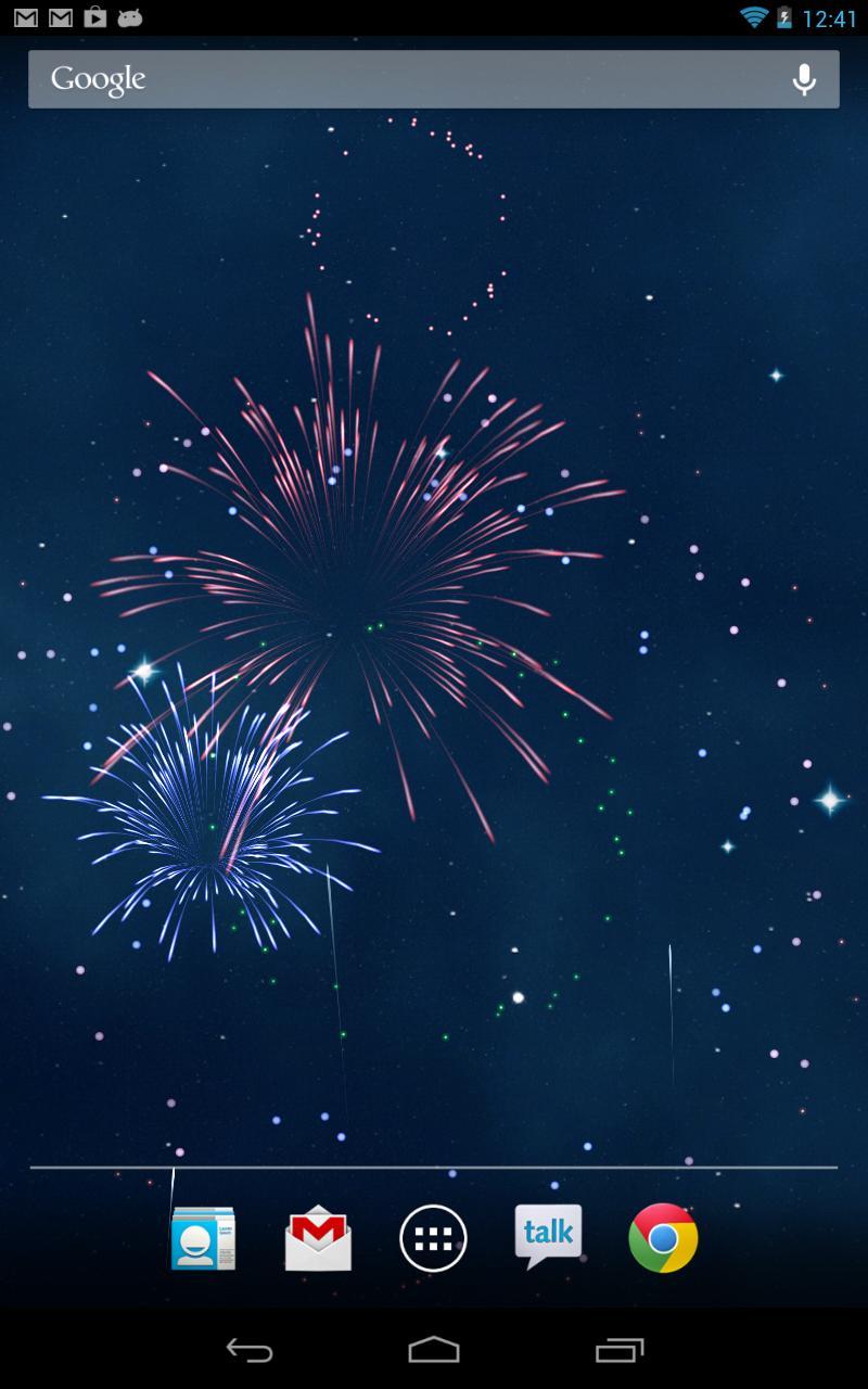 KF Fireworks Live Wallpaper
