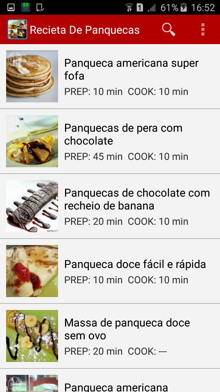 Receita De Panquecas
