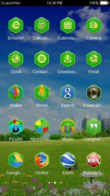 Green World Spring Theme HD