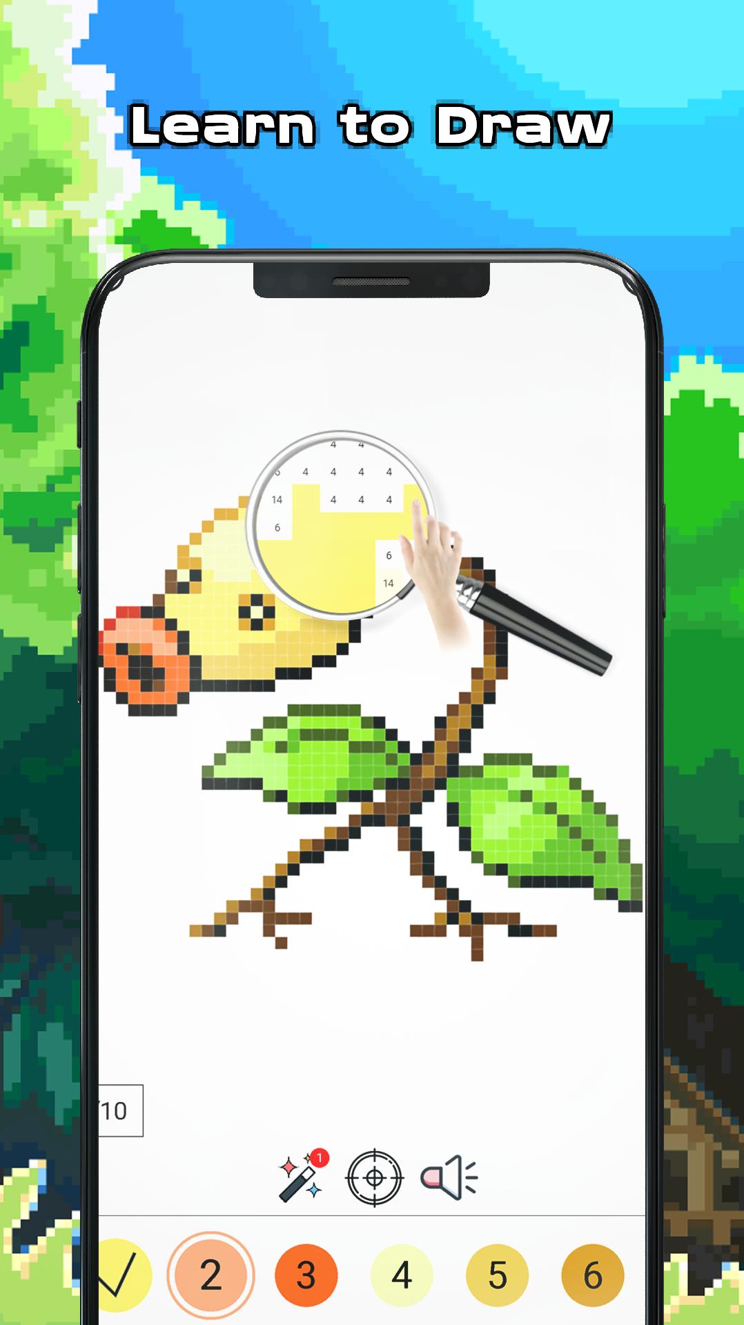 Pokess Color by Number - Sandbox Pixel