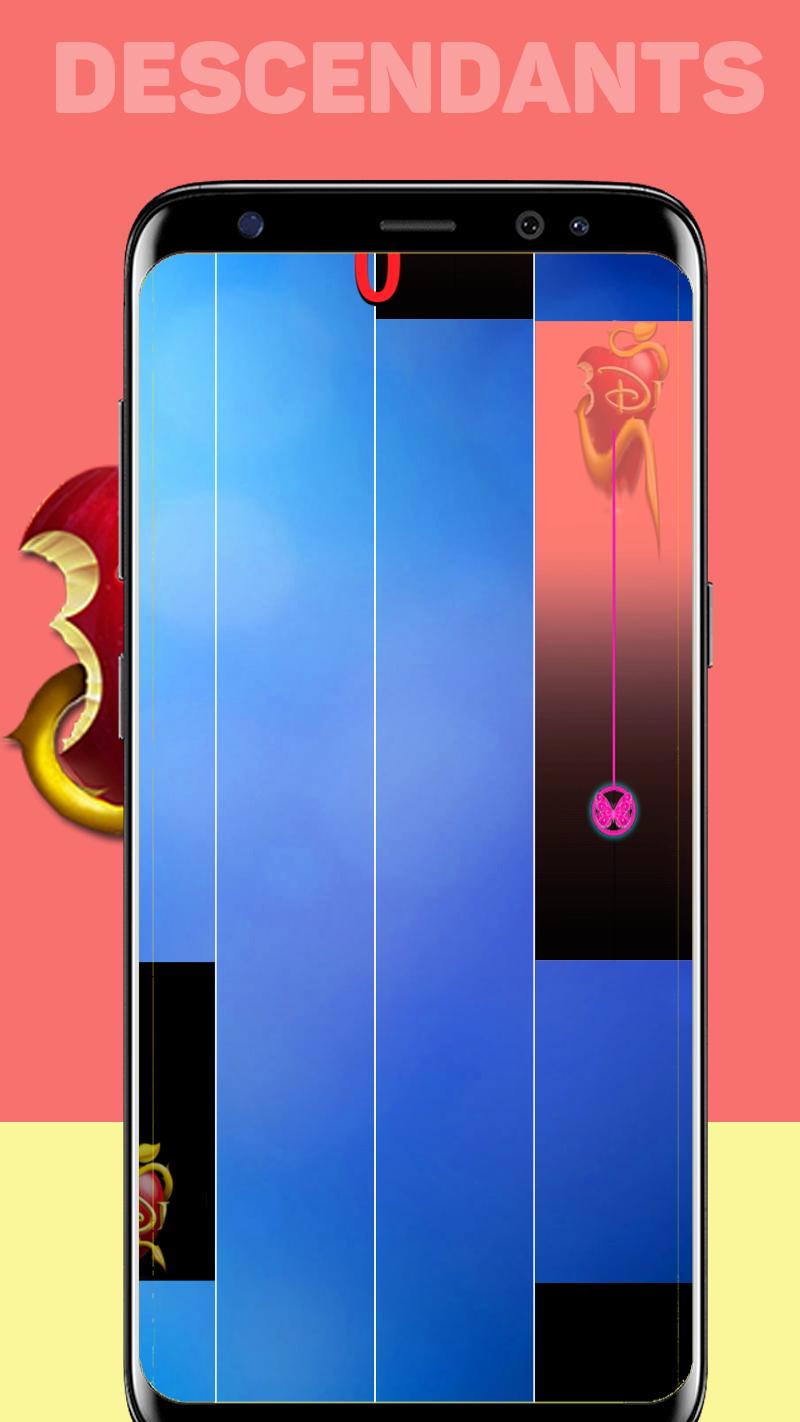 piano Descendant tiles game