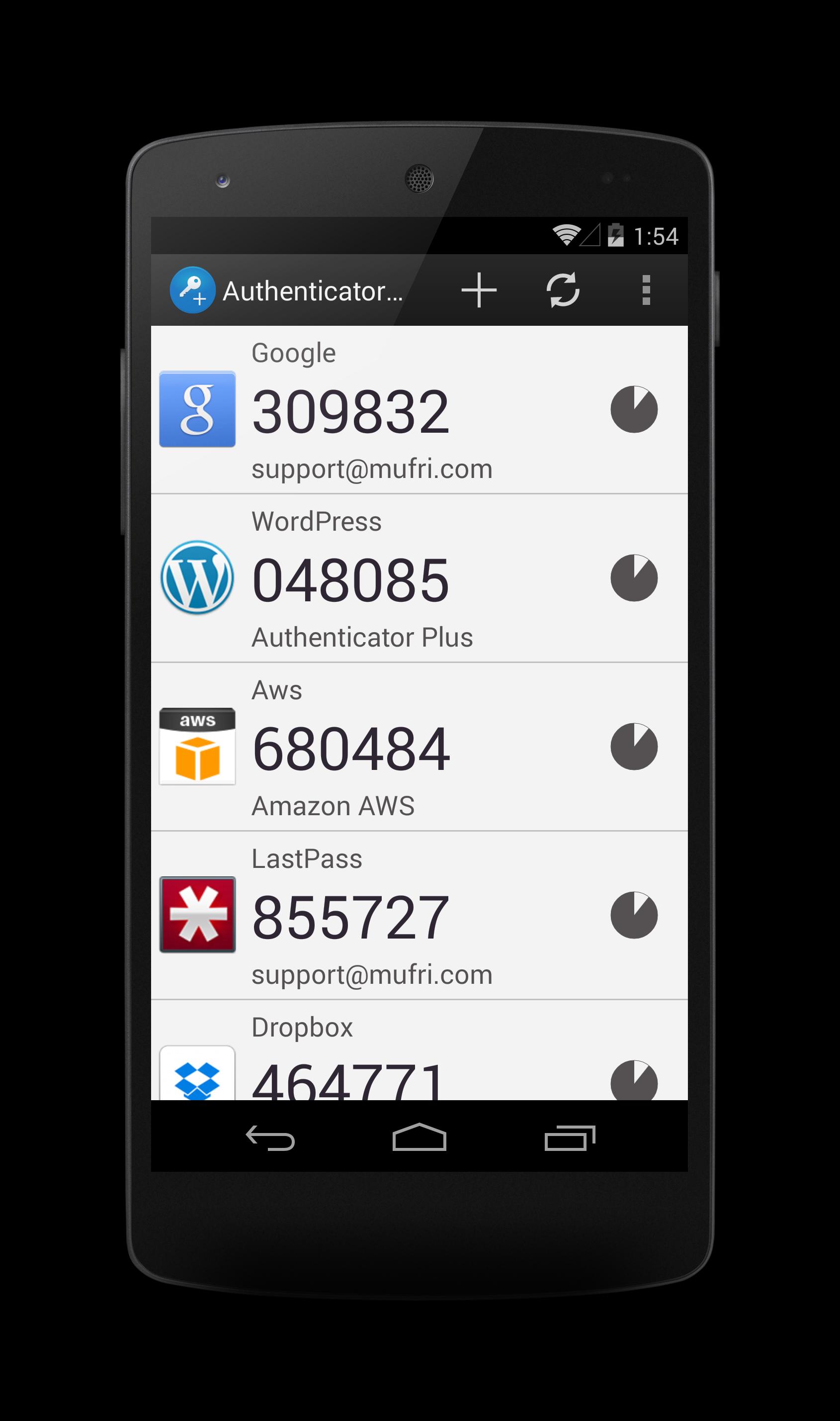 Authenticator Plus Sync