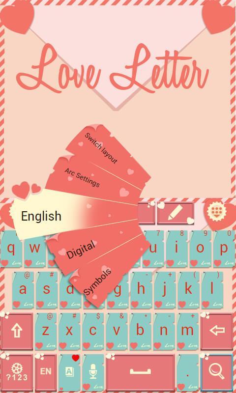 Love Letter GO Keyboard Theme
