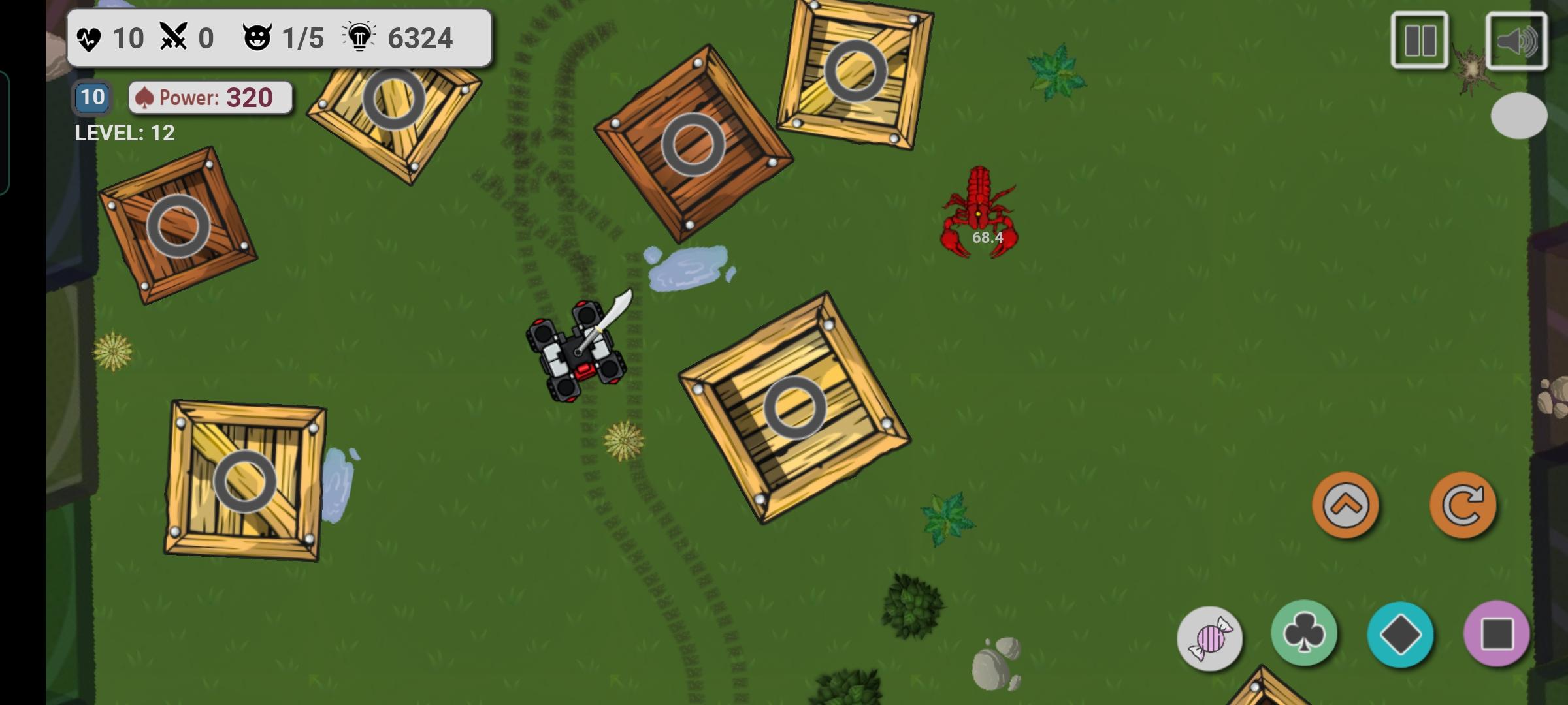 Tower defense: Defensive Rover