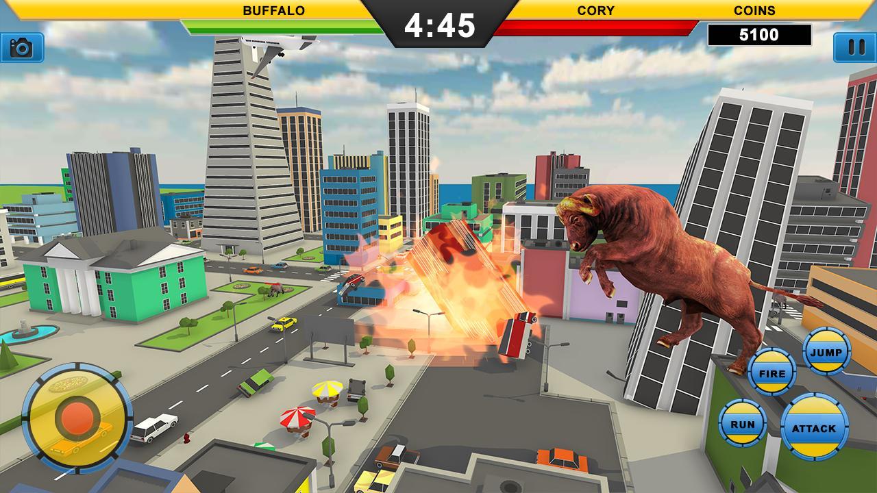 Angry Bull Simulator City Attack : Bull Rampage