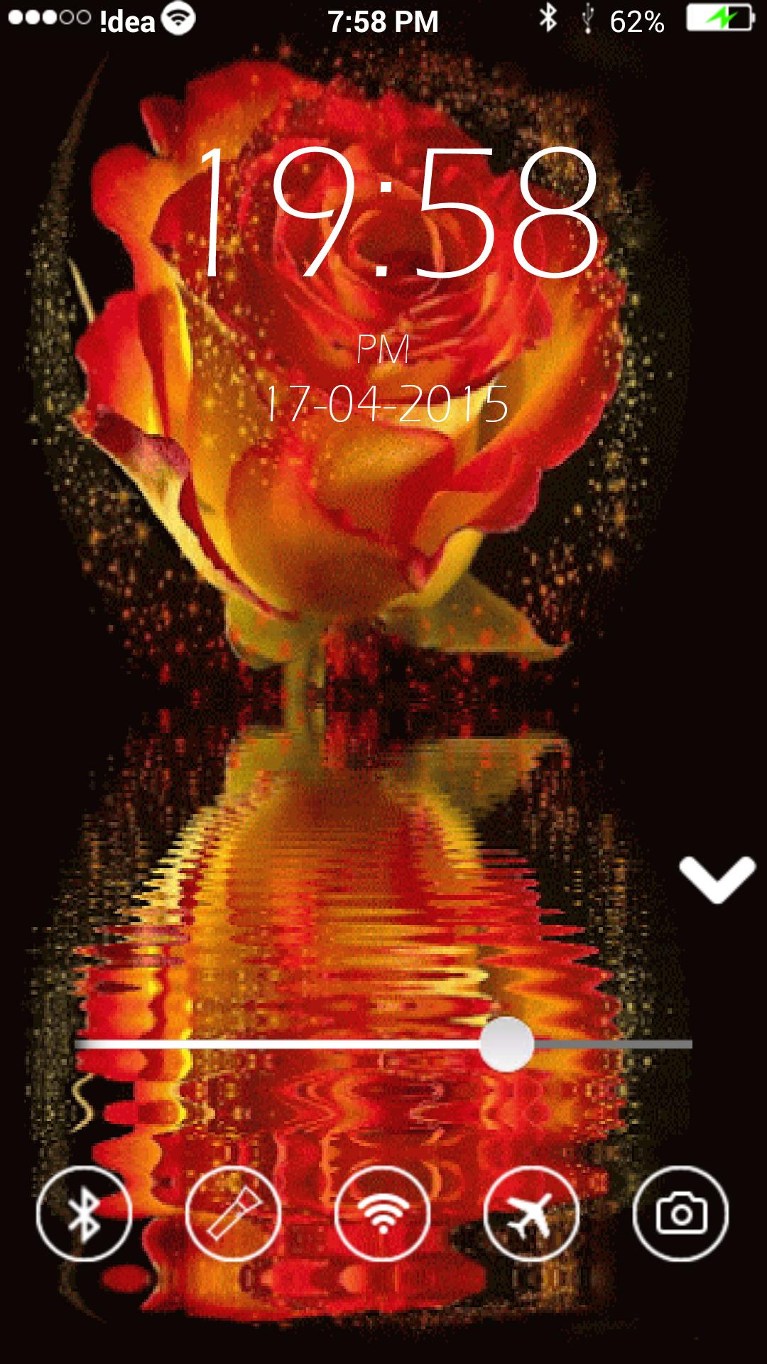 Rose Keypad lock Screen