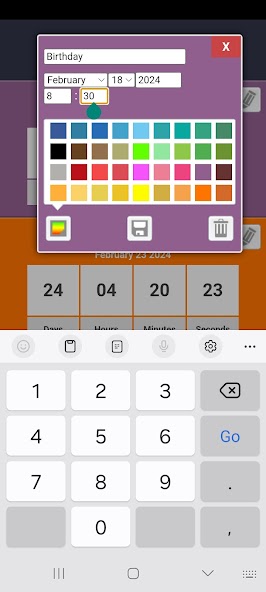 Countdowns for Events