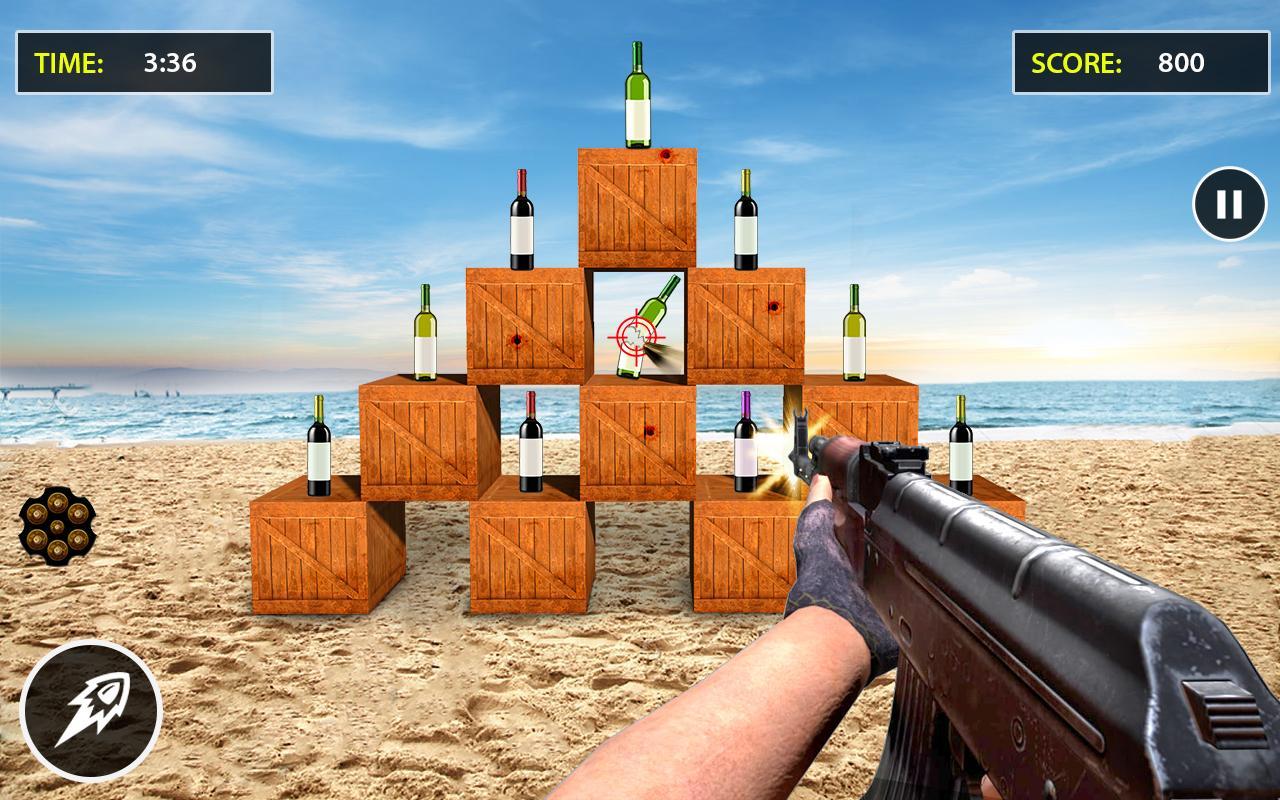 Shooting The Bottles