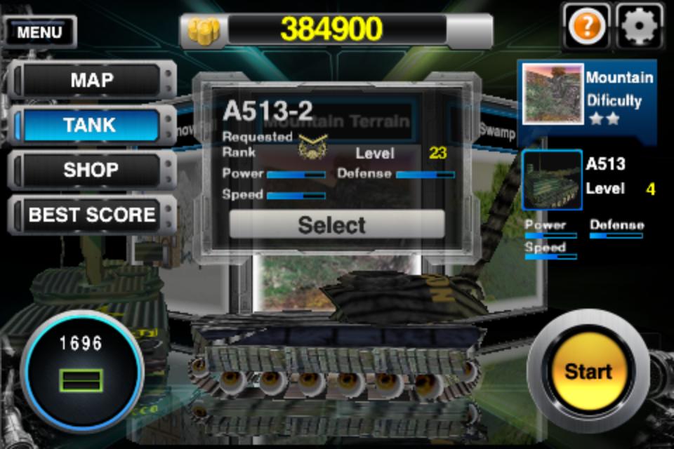 Alien Invasion 3D - Tank