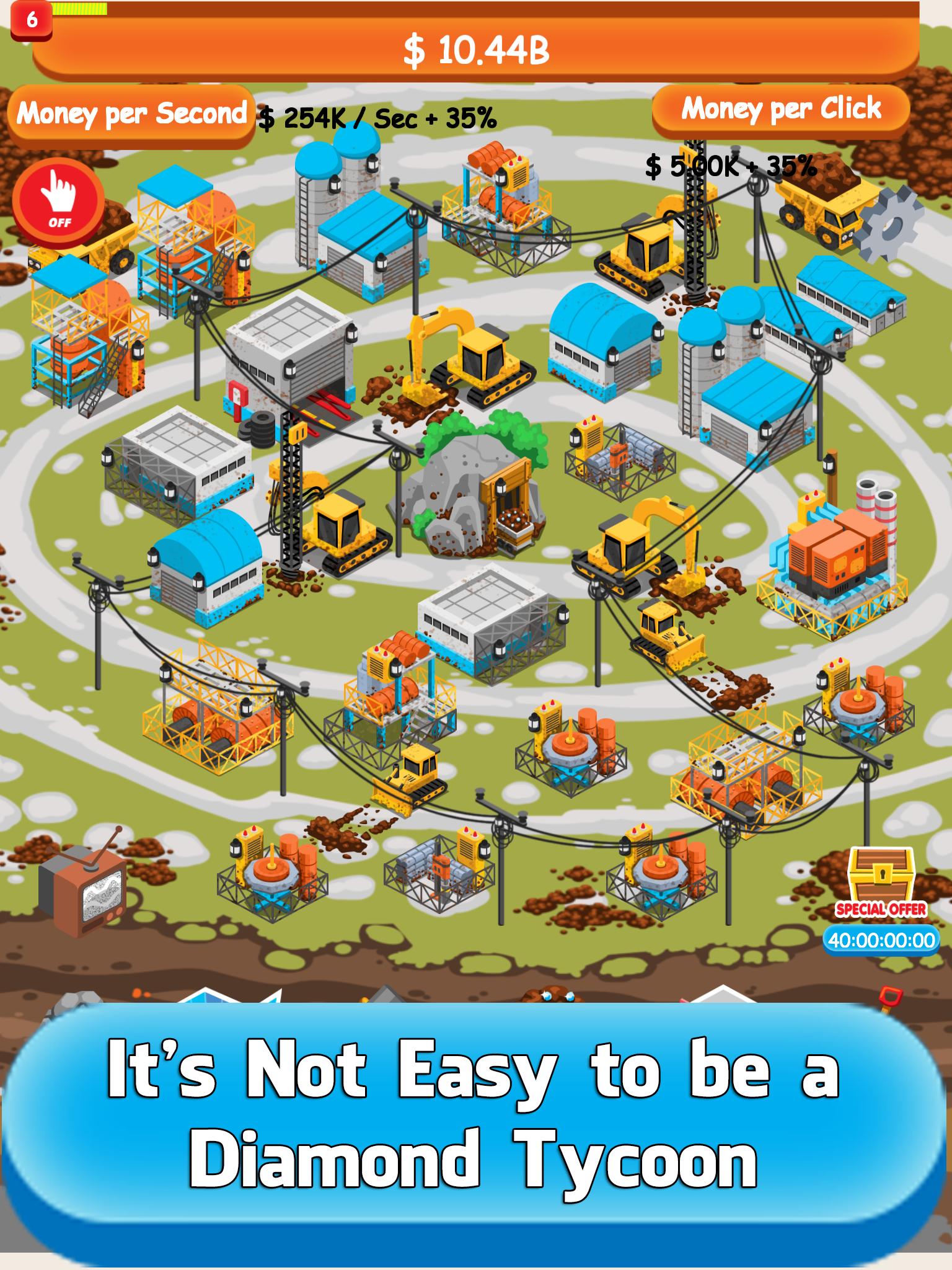 Diamond Tycoon - Idle Clicker