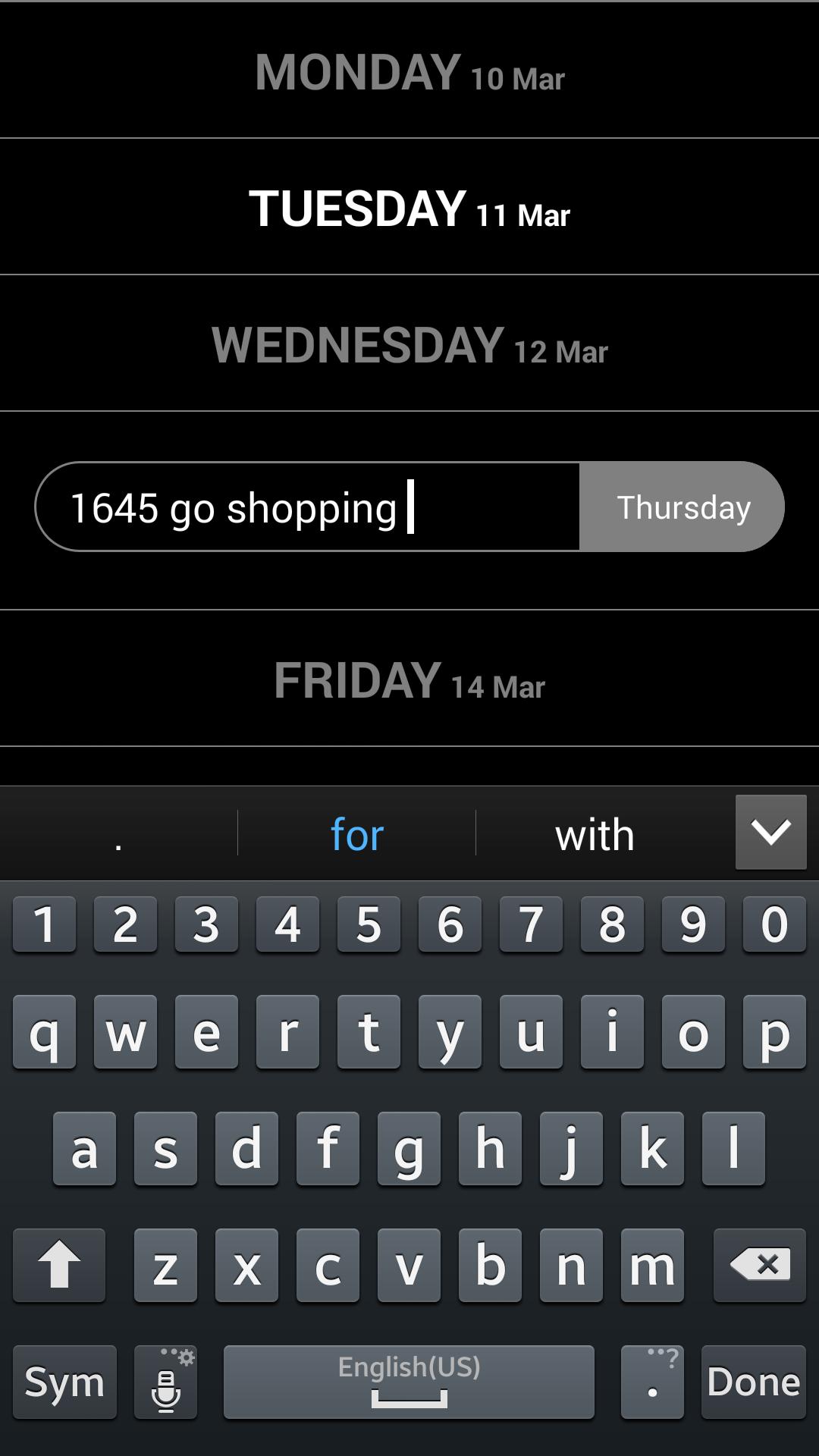 WeekPlan: Simple Planner