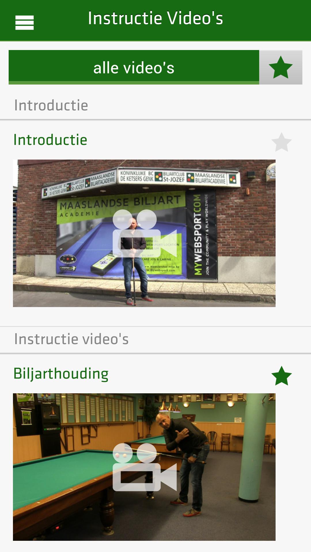 Patrick Niessen Biljart-App