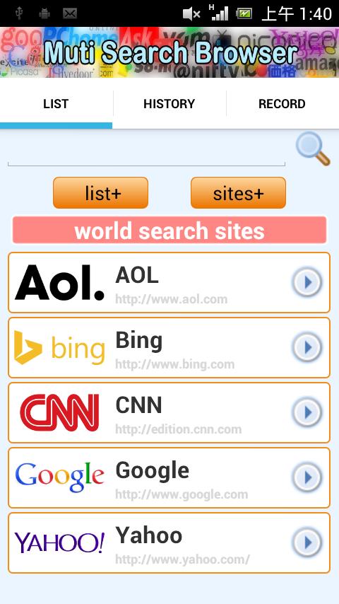 Muti Search Browser