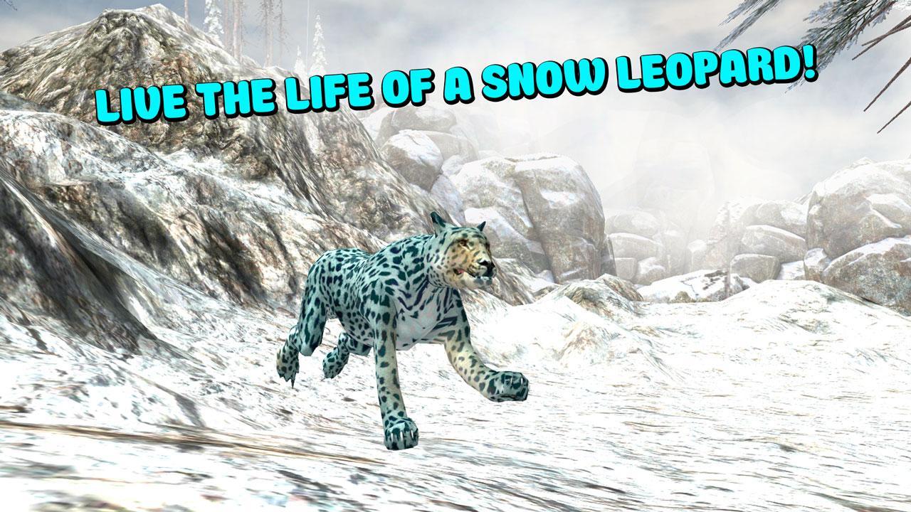 Wild Snow Leopard Simulator 3D