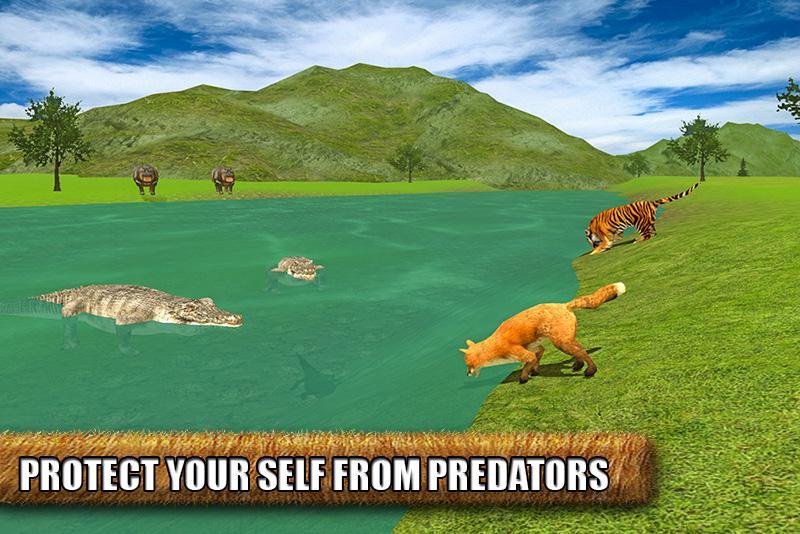 Wild Angry Fox Simulator 3D
