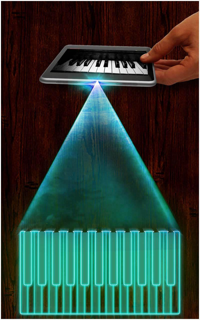 Hologram 3D Piano Prank