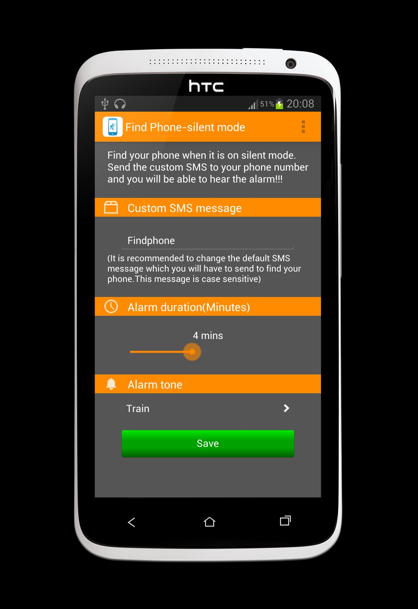 Find Phone -silent mode