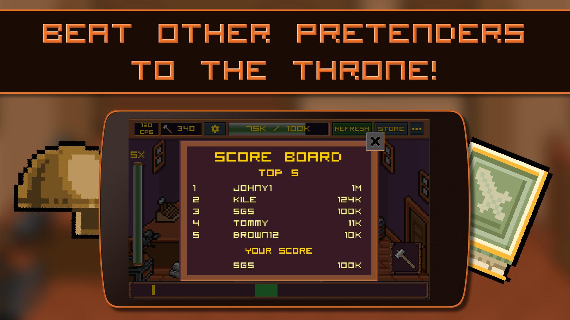 King of Smiths: Clicker game