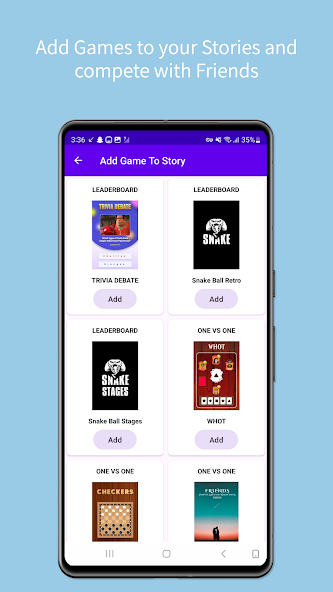 Ingame: chat, videos and games