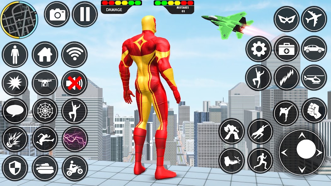 Spider Hero Man Rope Hero Game